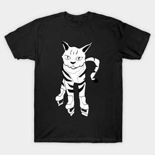 ice skating cat T-Shirt